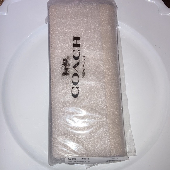 Coach Snap CrossgraIn Leather Slim Wallet - Picture 7 of 8